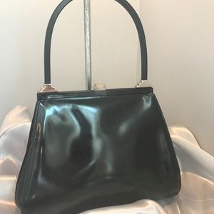 Anya Hindmarch Ebony Handled Satchel Bag